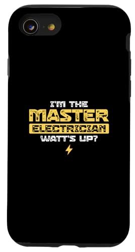 Ich bin der Elektrikermeister Watt's Up for Electrical Engineer Hülle für iPhone SE (2020) / 7 / 8 von Chief Electrician Journey