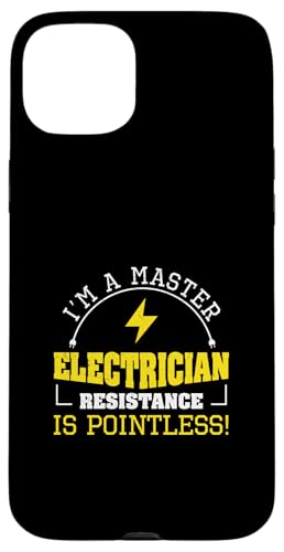 Master Elektriker Widerstand ist sinnlos für Elektriker Hülle für iPhone 15 Plus Master Elektriker Widerstand ist sinnlos für Elektriker Hülle für iPhone 15 Plus von Chief Electrician Journey