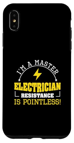 Master Elektriker Widerstand ist sinnlos für Elektriker Hülle für iPhone XS Max von Chief Electrician Journey