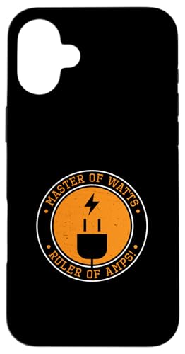 Master Of Watt Lineal Of Amps Elektriker Meister Elektriker Hülle für iPhone 16 Plus von Chief Electrician Journey