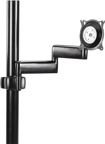 CHIEF Dreh- und neigbare Doppelarm Rohrhalterung für Flachbildschirme (bis 66,00cm (26) ) schwarz (KPD110B) von Chief