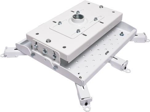 CHIEF Schwerlast-Projektor-Halterung bis 110 Kg (weiß) mit Universalinterface für Projektormontage (VCMUW) von Chief