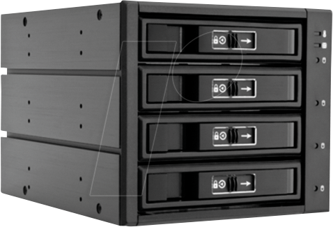 CFT CBP-3141SAS - Wechselrahmen 3x 5,25 für 4x 3,5/2,5 SAS/SATA von Chieftec