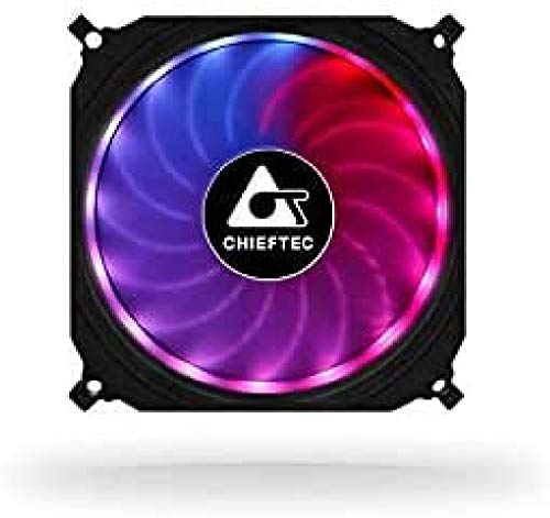 Chieftec CF-1225RGB - PC-Ventilator (Computergehäuse, Lüfter, 12 cm, 1200 U/min, 16 dB, 53 cfm) von Chieftec