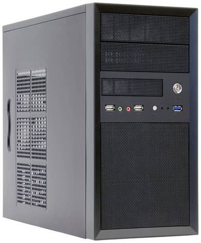 Chieftec CT-01B-OP Mini-Tower PC-Gehäuse Schwarz von Chieftec