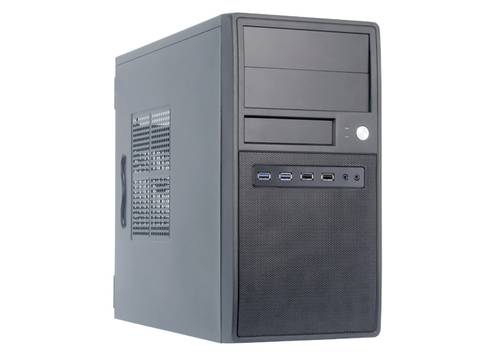 Chieftec CT-04B-OP Mini-Tower PC-Gehäuse Schwarz von Chieftec