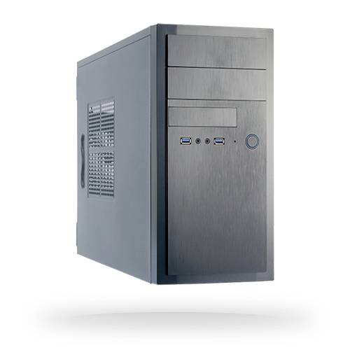 Chieftec HT-01B-350GPB Midi-Tower PC-Gehäuse Schwarz von Chieftec