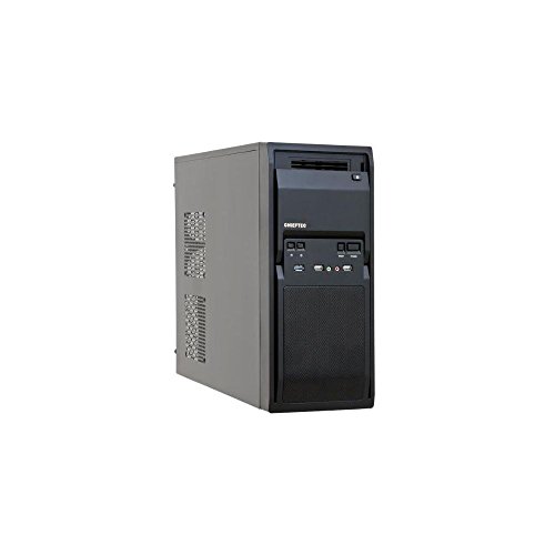 Chieftec LG-01B-OP PC-Gehäuse (ATX, 2X 5,3 Zoll Externe, 2X 3,5 Zoll interne, 1x USB 3.0, 2X USB 2.0) schwarz von Chieftec