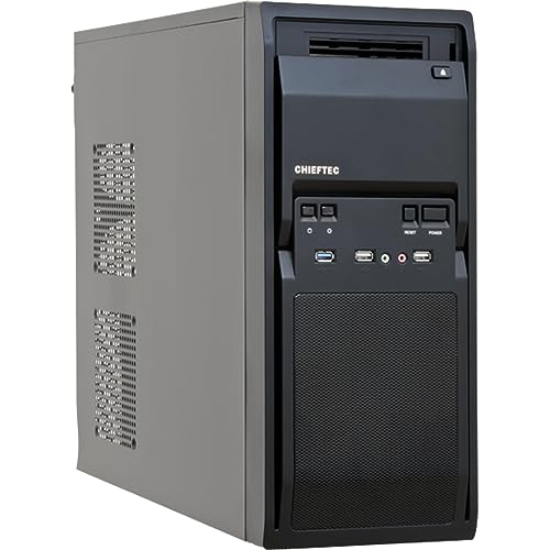 Chieftec LG-01B-OP PC-Gehäuse (ATX, 2X 5,3 Zoll Externe, 2X 3,5 Zoll interne, 1x USB 3.0, 2X USB 2.0) schwarz von Chieftec