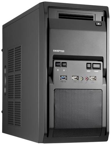 Chieftec LT-01B-350GPB Mini-Tower PC-Gehäuse Schwarz von Chieftec