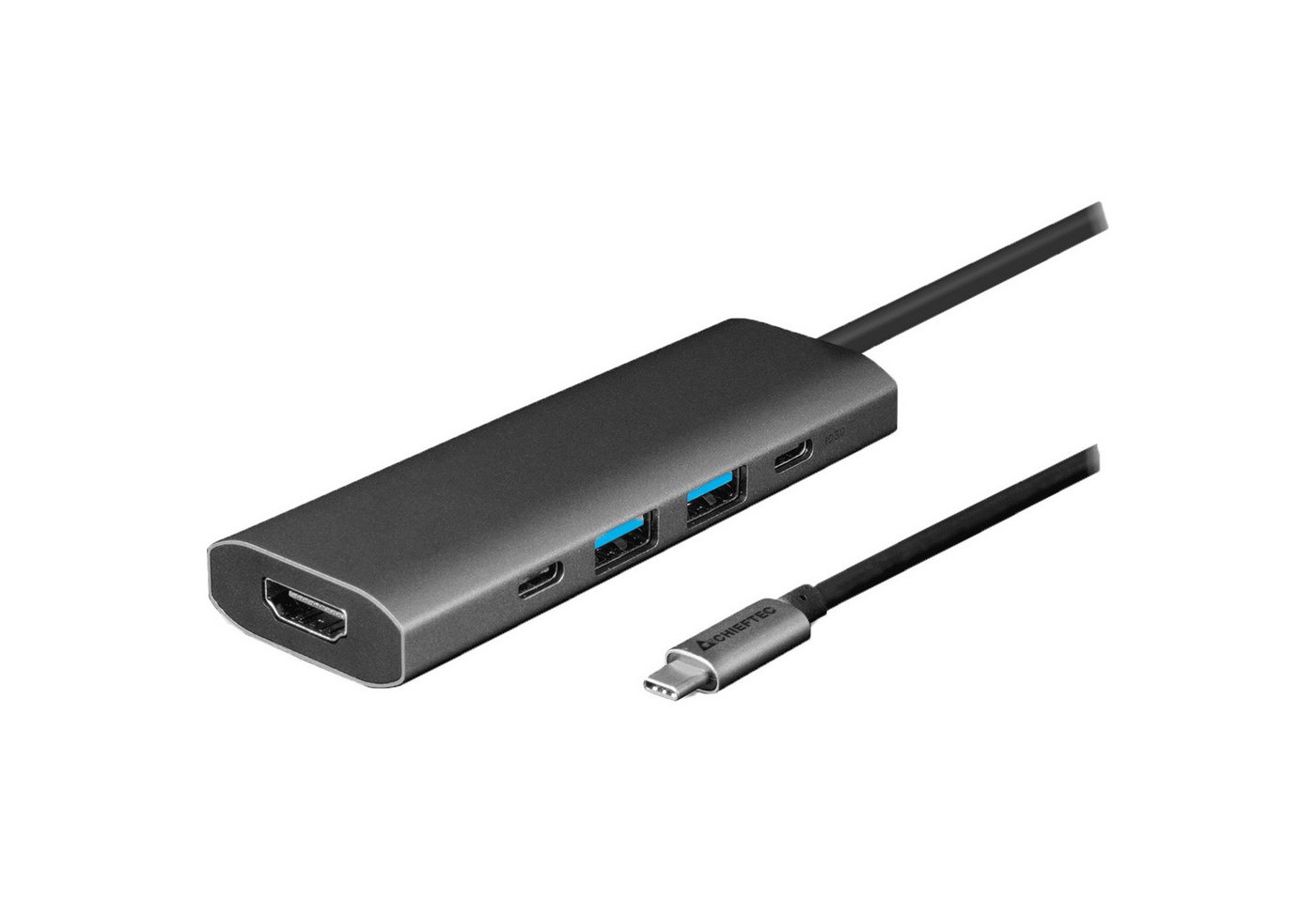 Chieftec Laptop-Dockingstation Chieftec DSC-502, Dockingstation, (USB-C 3.2 Gen1) von Chieftec