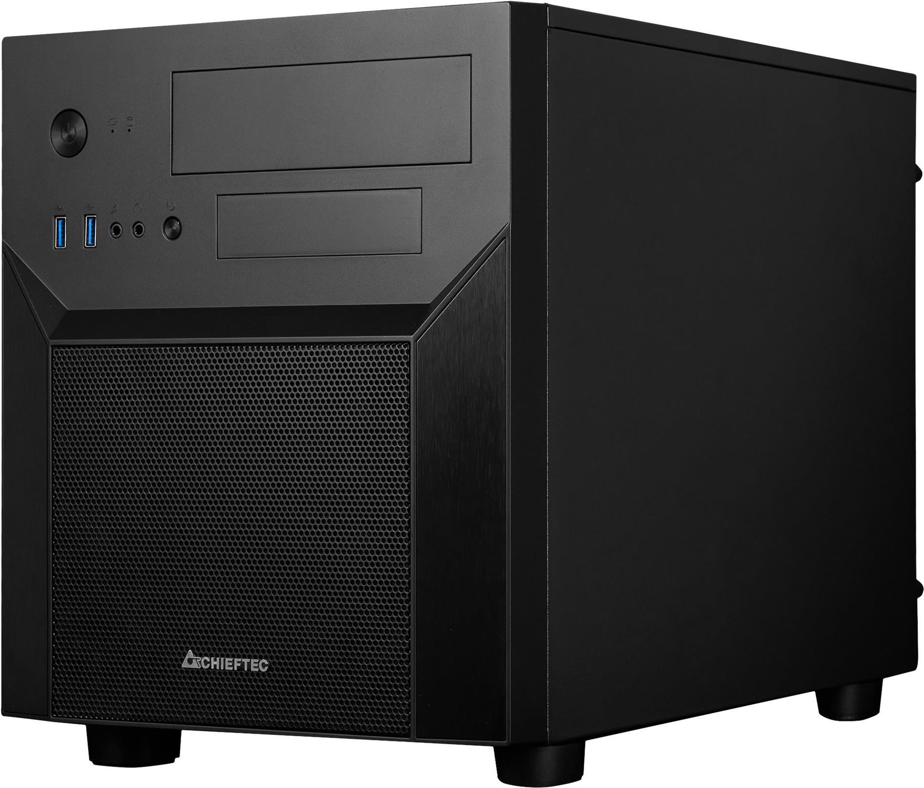 Chieftec Mesh Series CI-02B-OP - Cube - micro ATX (ATX) - Schwarz - USB/Audio von Chieftec