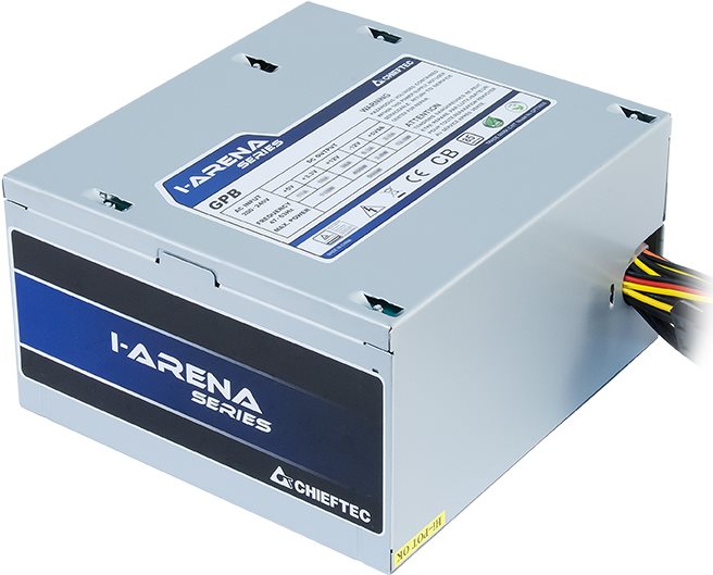 Chieftec iARENA GPB-400S - Stromversorgung (intern) - ATX12V 2,3 - PS/2 - Wechselstrom 230 V - 400 Watt - aktive PFC - Silber (GPB-400S) von Chieftec
