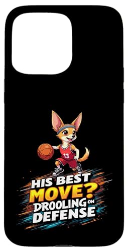 Lustiges Basketball-Geschenk für Chihuahua-Hundeliebhaber Hülle für iPhone 15 Pro Max von Chihuahua Fun Designs