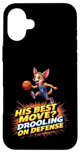 Lustiges Basketball-Geschenk für Chihuahua-Hundeliebhaber Hülle für iPhone 16 Plus von Chihuahua Fun Designs