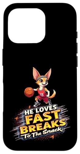 Lustiges Basketball-Geschenk für Chihuahua-Hundeliebhaber Hülle für iPhone 16 Pro von Chihuahua Fun Designs