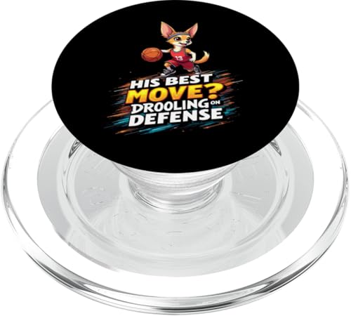 Lustiges Basketball-Geschenk für Chihuahua-Hundeliebhaber PopSockets PopGrip für MagSafe Lustiges Basketball-Geschenk für Chihuahua-Hundeliebhaber PopSockets PopGrip für MagSafe von Chihuahua Fun Designs