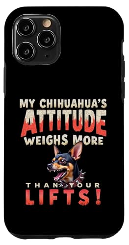 Lustiges Geschenk für Chihuahua-Hundebesitzer Hülle für iPhone 11 Pro von Chihuahua Fun Designs