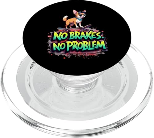 Lustiges Skateboard-Geschenk für Chihuahua-Hundebesitzer PopSockets PopGrip für MagSafe Lustiges Skateboard-Geschenk für Chihuahua-Hundebesitzer PopSockets PopGrip für MagSafe von Chihuahua Fun Designs