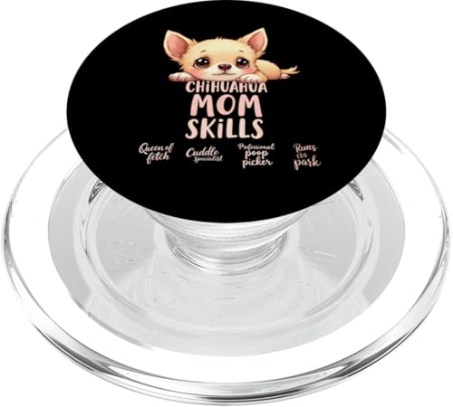 Lustiges Zitat für Chihuahua, Mutter, Hund, Chihuahua, Mama, Humor PopSockets PopGrip für MagSafe von Chihuahua Fun Designs