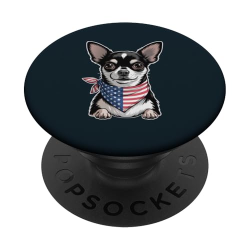 Amerikanische Chihuahua USA Chihuahua PopSockets Klebender PopGrip von Chihuahua Lover Gifts & Tees