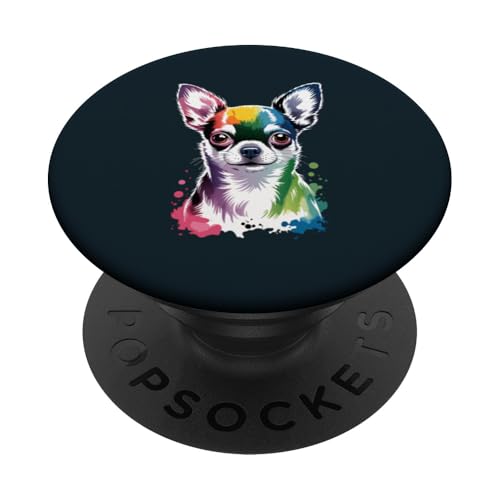 Aquarell Chihuahua Kunstwerk Chihuahua PopSockets Klebender PopGrip Aquarell Chihuahua Kunstwerk Chihuahua PopSockets Klebender PopGrip von Chihuahua Lover Gifts & Tees