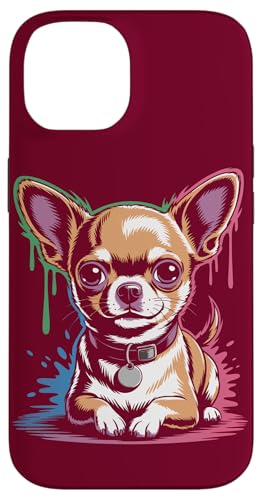 Chihuahua Art Buntes Chihuahua Hülle für iPhone 14 von Chihuahua Lover Gifts & Tees