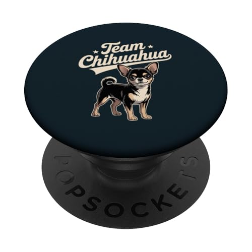 Chihuahua Besitzerteam Chihuahua PopSockets Klebender PopGrip von Chihuahua Lover Gifts & Tees