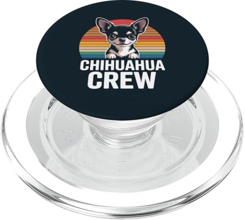 Chihuahua Crew im Vintage-Look PopSockets PopGrip für MagSafe von Chihuahua Lover Gifts & Tees