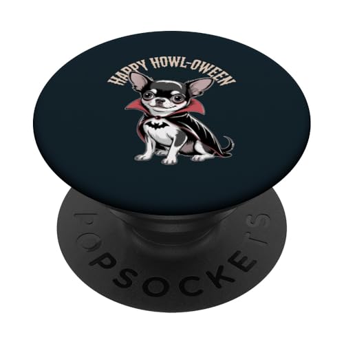 Chihuahua Halloween-Howloween Chihuahua PopSockets Klebender PopGrip Chihuahua Halloween-Howloween Chihuahua PopSockets Klebender PopGrip von Chihuahua Lover Gifts & Tees