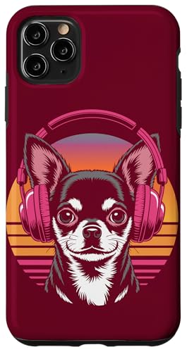 Chihuahua Kopfhörer Retro Chihuahua Hülle für iPhone 11 Pro Max Chihuahua Kopfhörer Retro Chihuahua Hülle für iPhone 11 Pro Max von Chihuahua Lover Gifts & Tees