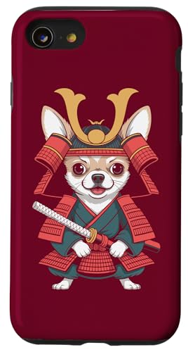 Chihuahua Samurai Lustiger Chihuahua Hülle für iPhone SE (2020) / 7 / 8 von Chihuahua Lover Gifts & Tees