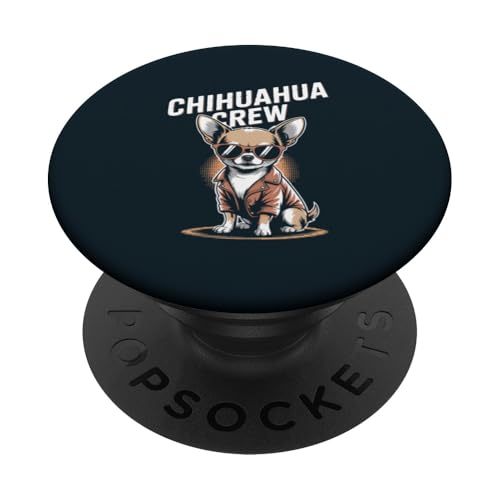Chihuahua Sonnenbrille Chihuahua Crew PopSockets Klebender PopGrip Chihuahua Sonnenbrille Chihuahua Crew PopSockets Klebender PopGrip von Chihuahua Lover Gifts & Tees