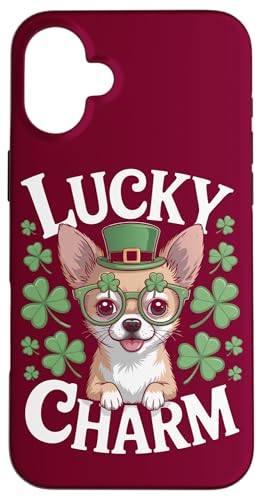 Chihuahua St. Patricks Day Chihuahua Hülle für iPhone 16 Plus von Chihuahua Lover Gifts & Tees