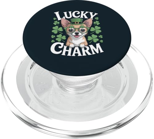 Chihuahua St. Patricks Day Chihuahua PopSockets PopGrip für MagSafe Chihuahua St. Patricks Day Chihuahua PopSockets PopGrip für MagSafe von Chihuahua Lover Gifts & Tees