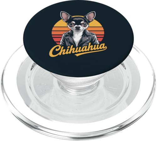 Chihuahua im Retro-Look PopSockets PopGrip für MagSafe von Chihuahua Lover Gifts & Tees