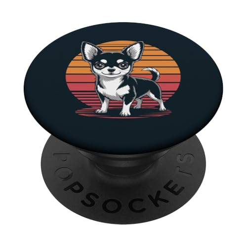 Chihuahua im Vintage-Stil PopSockets Klebender PopGrip von Chihuahua Lover Gifts & Tees