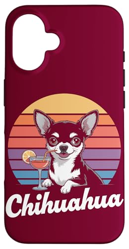 Cocktail Chihuahua Trinken Chihuahua Hülle für iPhone 16 von Chihuahua Lover Gifts & Tees
