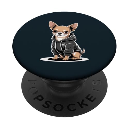 Cooler Chihuahua PopSockets Klebender PopGrip von Chihuahua Lover Gifts & Tees