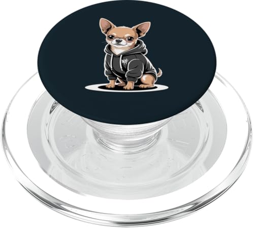 Cooler Chihuahua PopSockets PopGrip für MagSafe von Chihuahua Lover Gifts & Tees