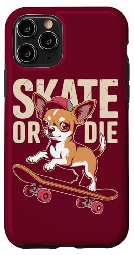 Eislaufen Chihuahua Skateboard Chihuahua Hülle für iPhone 11 Pro von Chihuahua Lover Gifts & Tees