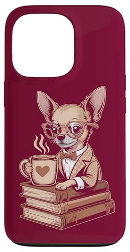 Hipster Chihuahua Kaffee Chihuahua Hülle für iPhone 13 Pro von Chihuahua Lover Gifts & Tees