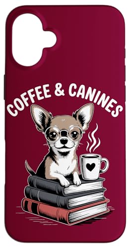 Hipster Chihuahua Kaffee Hunde Chihuahua Hülle für iPhone 16 Plus Hipster Chihuahua Kaffee Hunde Chihuahua Hülle für iPhone 16 Plus von Chihuahua Lover Gifts & Tees