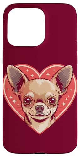 I Love Chihuahuas Herz Chihuahua Hülle für iPhone 15 Pro Max von Chihuahua Lover Gifts & Tees