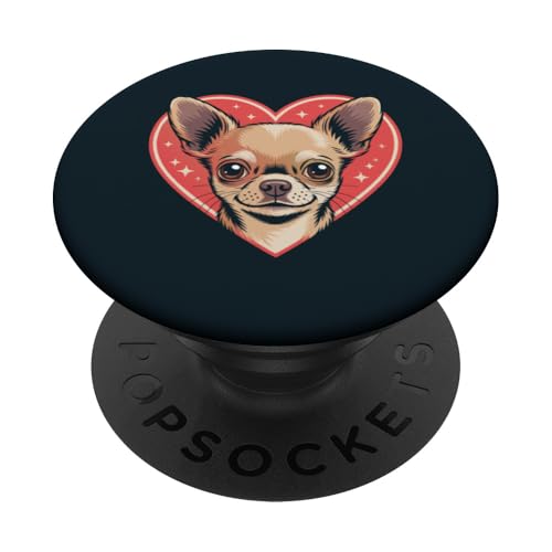 I Love Chihuahuas Herz Chihuahua PopSockets Klebender PopGrip von Chihuahua Lover Gifts & Tees