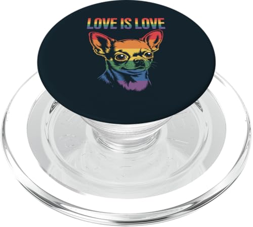 LGBTQ Chihuahua Pride Flagge Chihuahua PopSockets PopGrip für MagSafe LGBTQ Chihuahua Pride Flagge Chihuahua PopSockets PopGrip für MagSafe von Chihuahua Lover Gifts & Tees