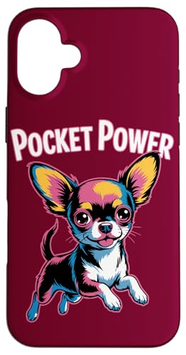 Lustige Chihuahua Pocket Power Chihuahua Hülle für iPhone 16 Plus von Chihuahua Lover Gifts & Tees