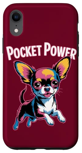Lustige Chihuahua Pocket Power Chihuahua Hülle für iPhone XR von Chihuahua Lover Gifts & Tees