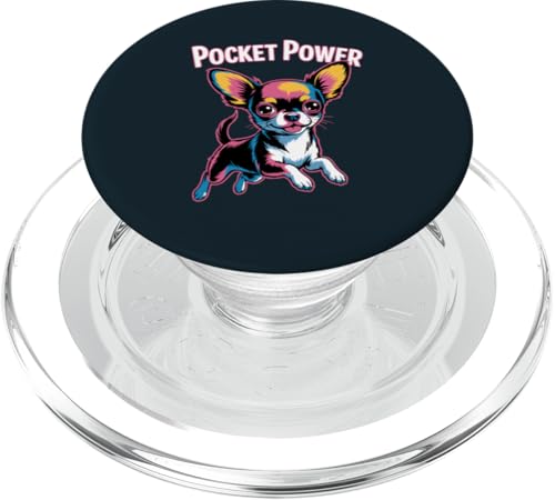 Lustige Chihuahua Pocket Power Chihuahua PopSockets PopGrip für MagSafe Lustige Chihuahua Pocket Power Chihuahua PopSockets PopGrip für MagSafe von Chihuahua Lover Gifts & Tees