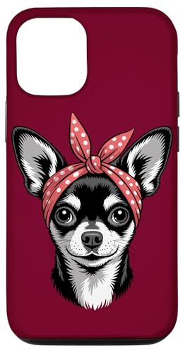 Mädchen Chihuahua Bandana Chihuahua Hülle für iPhone 12/12 Pro von Chihuahua Lover Gifts & Tees